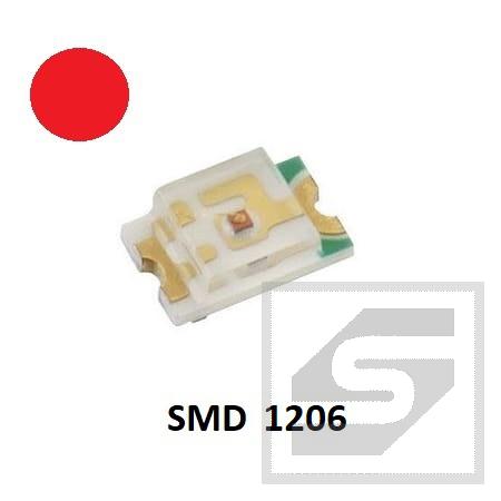 Dioda LED SMD1206 red FYLS-1206UHRC FORYARD RoHS