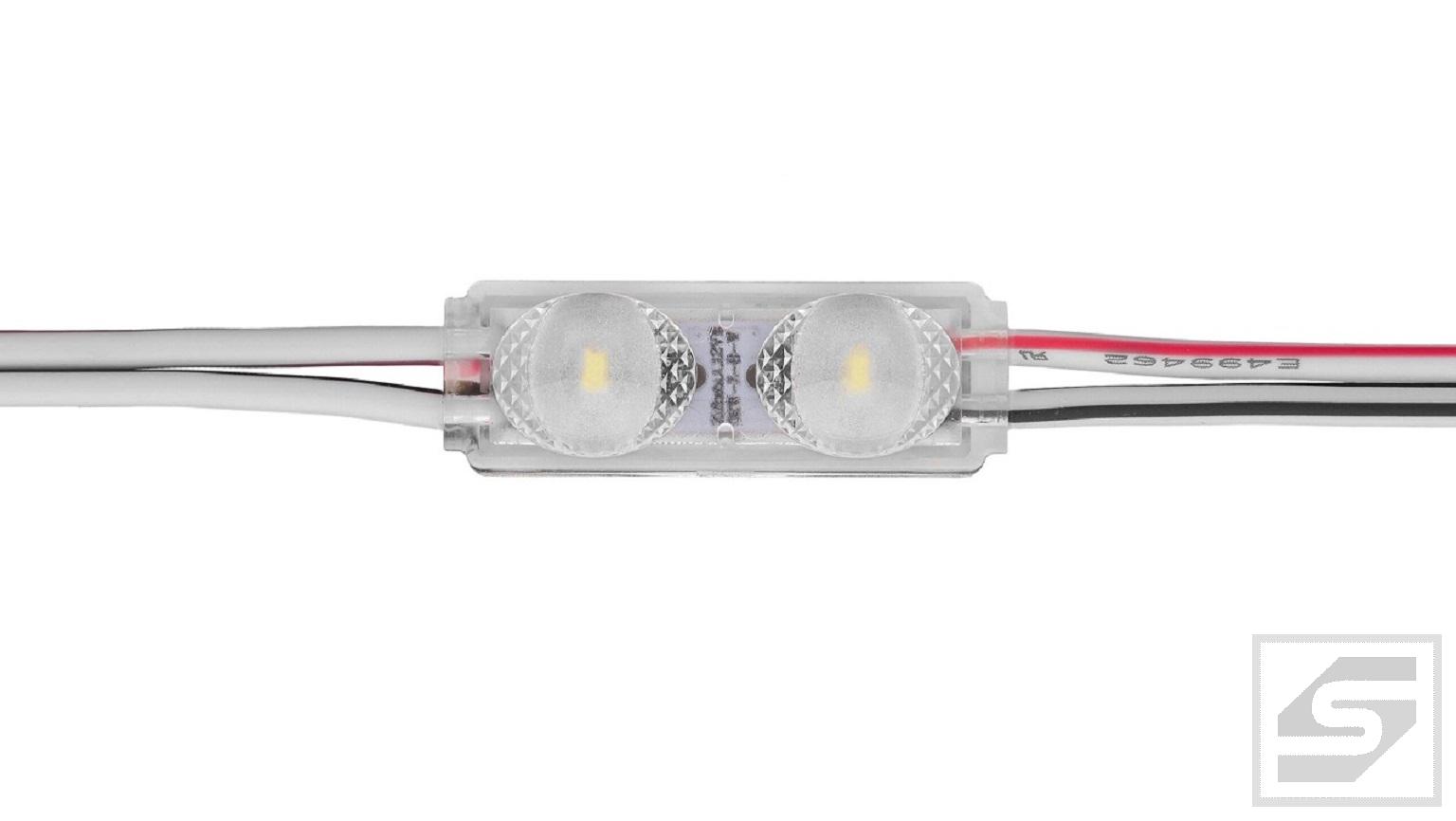 Moduł LED LW-MINI2 3000K;12VDC; 0.48W/40mA;2xSMD2835;26x9x9;IP67