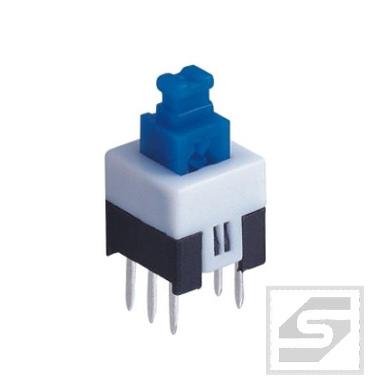 Mikroprzełącznik mini PCB 7x7mm; monostabilny;PB07m;50mA/12VDC;
