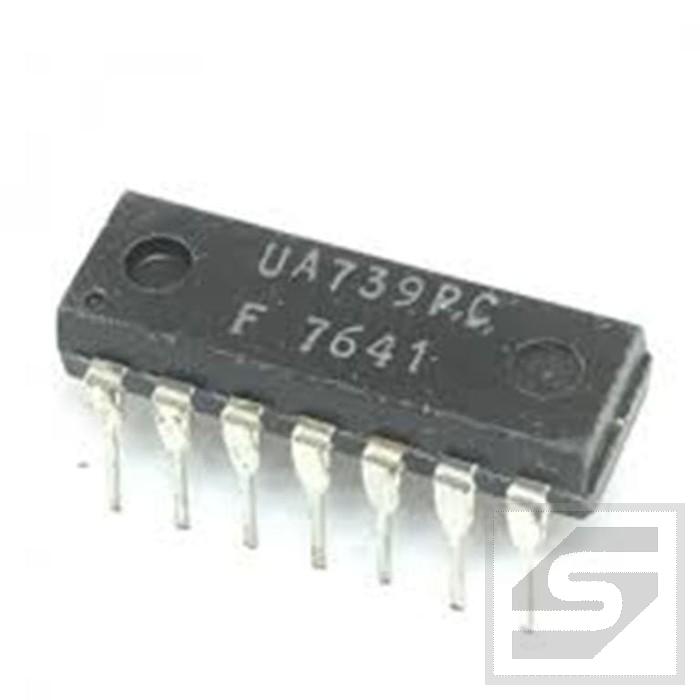 UKŁ UA739PC;Fairchild Semiconductor DIP14;Układ scalony;