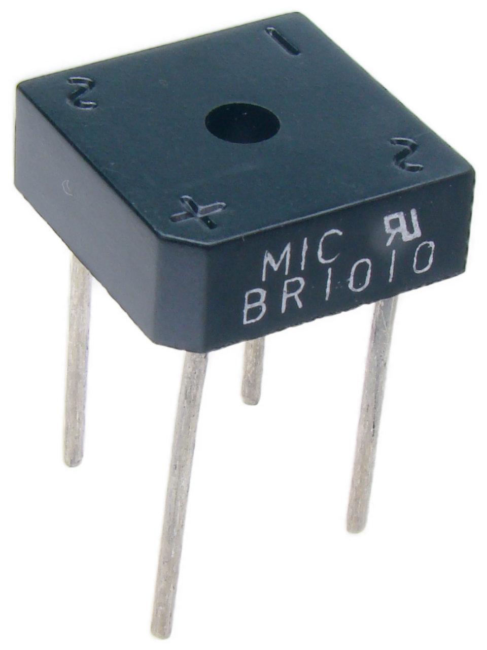 Mostek KBPC1010/BR1010 (10A/1000V) MIC kwadratowy pinowy RoHS