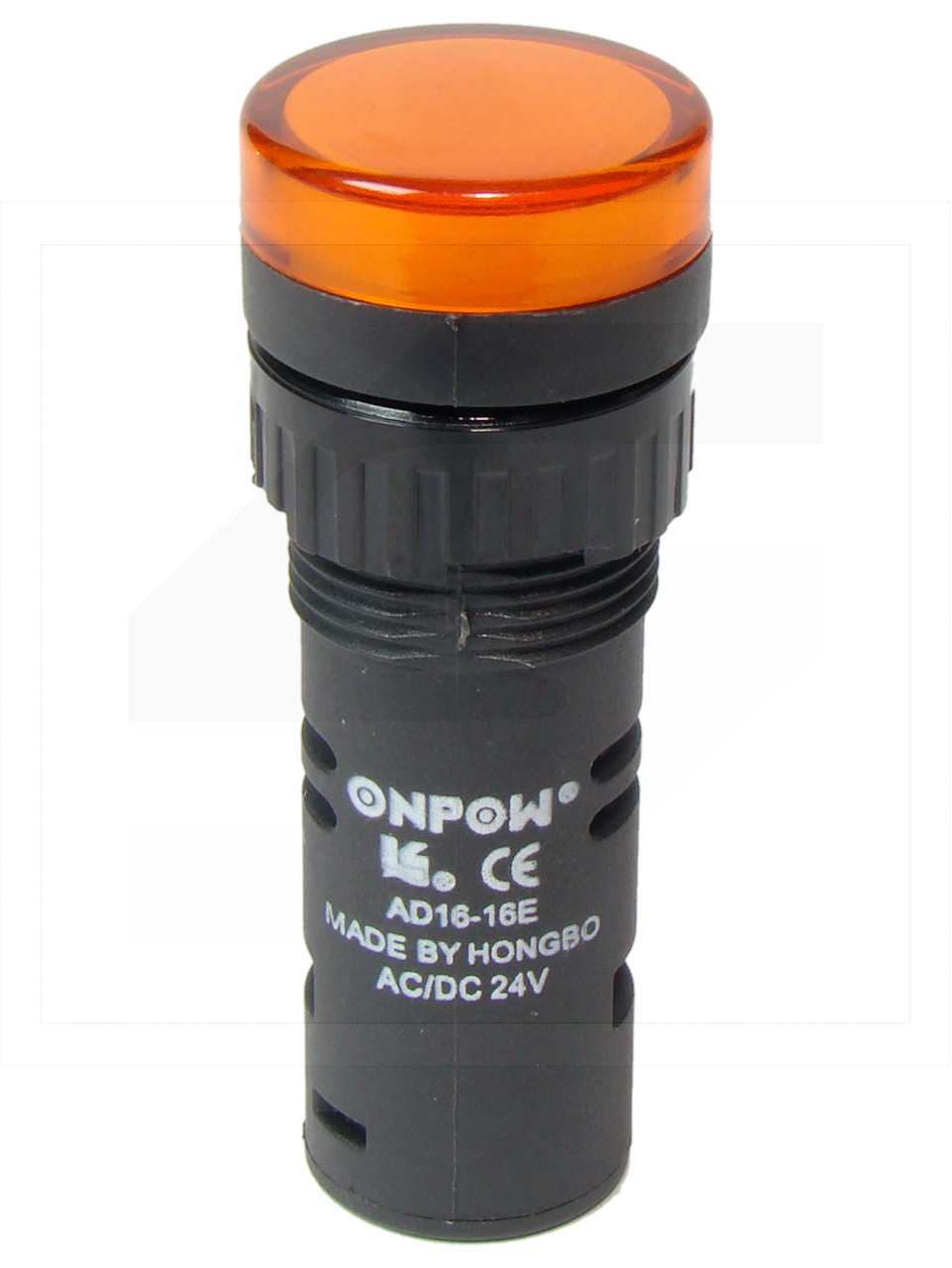 Kontrolka AD16-16E/O-24VAC/DC;16mm; pomarańczowa;podś.LED24V;IP40;ONPOW