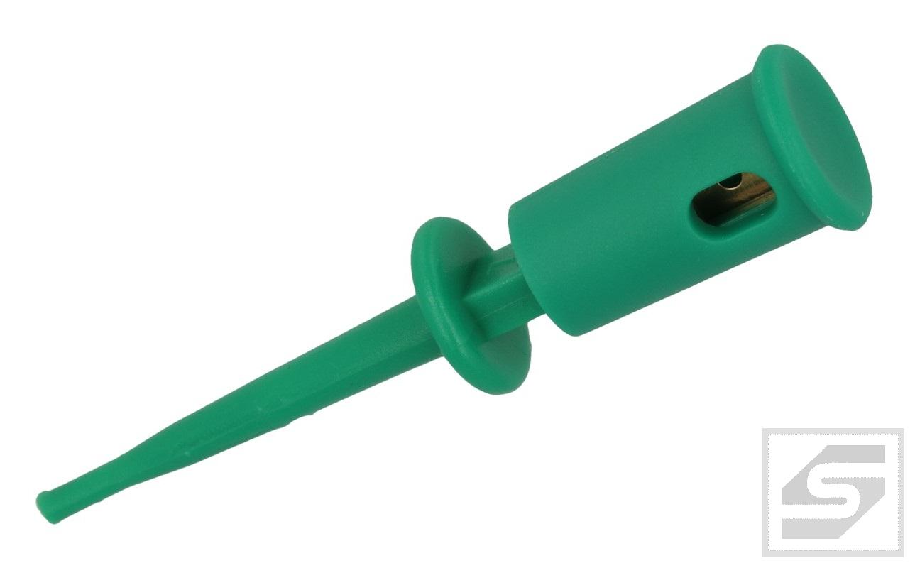 Chwytak pomiarowy R8-105A-G;zielony 43.5mm;pazurkowy;1mm;3A;60V;SCI;