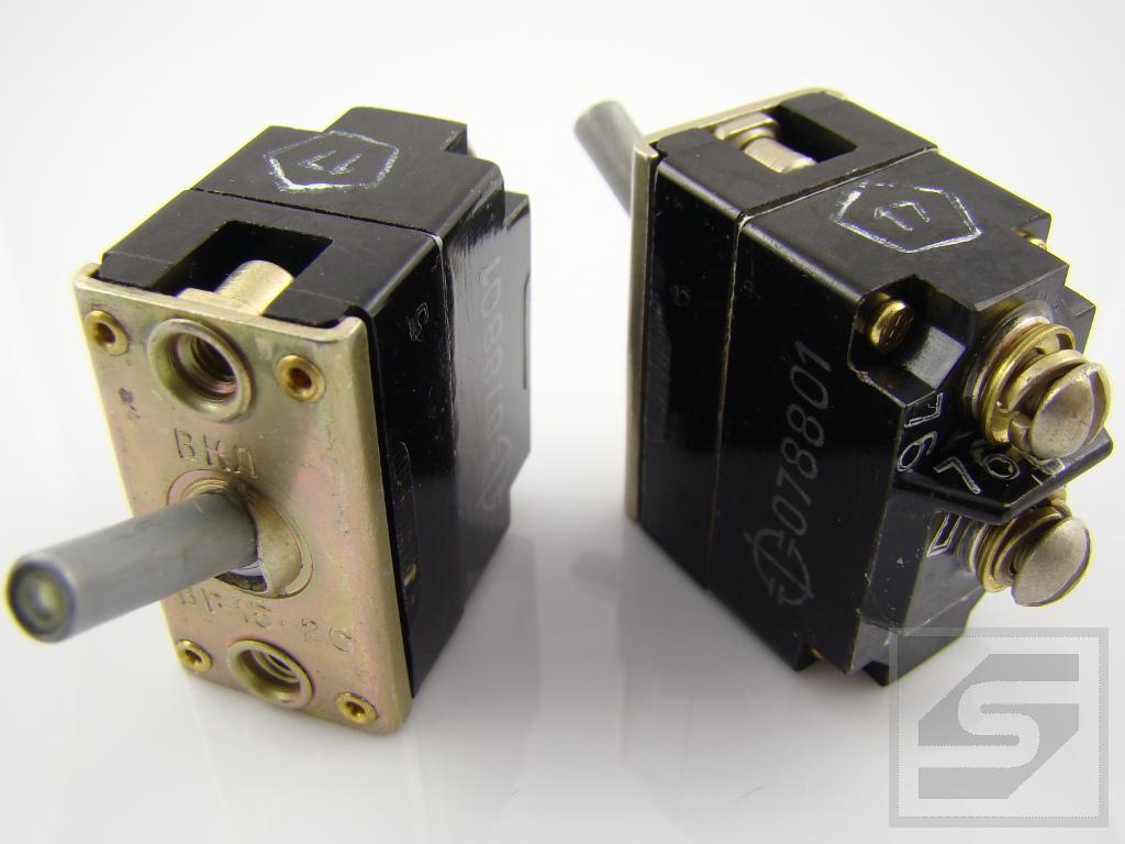 Wyłącznik WG-15-2S 15A 27V dwu pozycyjny