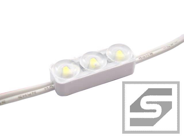 Moduł LED LW-MINI3 V2 YELLOW;12V DC 50lm;3xSMD2835;0.6W/50mA;170st;IP68