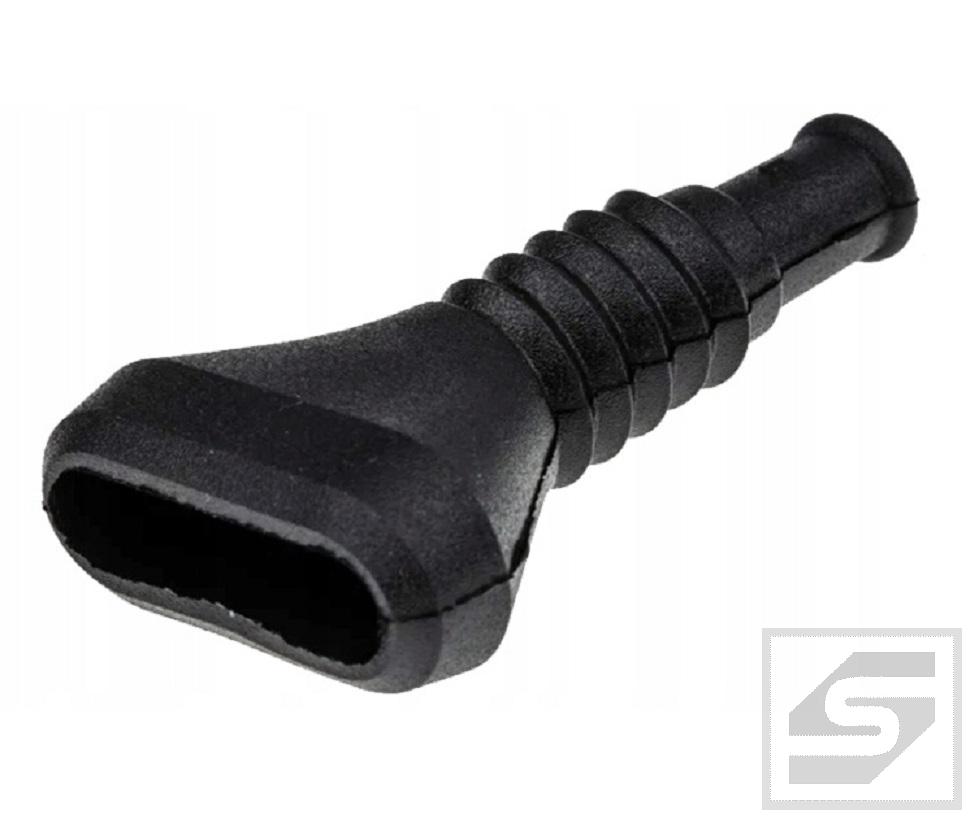 Osłona gumowa złącz 6 PIN;IP67;guma z domieszką silikonu;harmonijka;