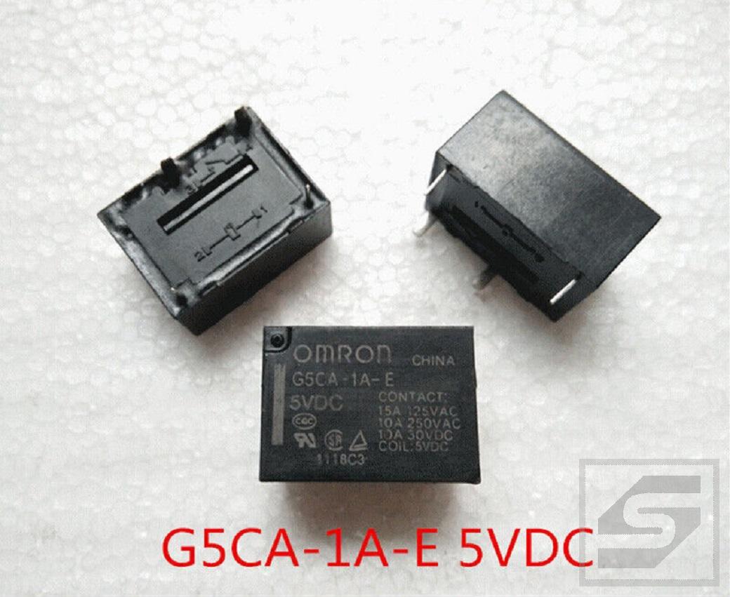 Przekaźnik G5CA-1A-E 5VDC;OMRON; SPST-NO;Ucewki:5VDC;10A;RoHS