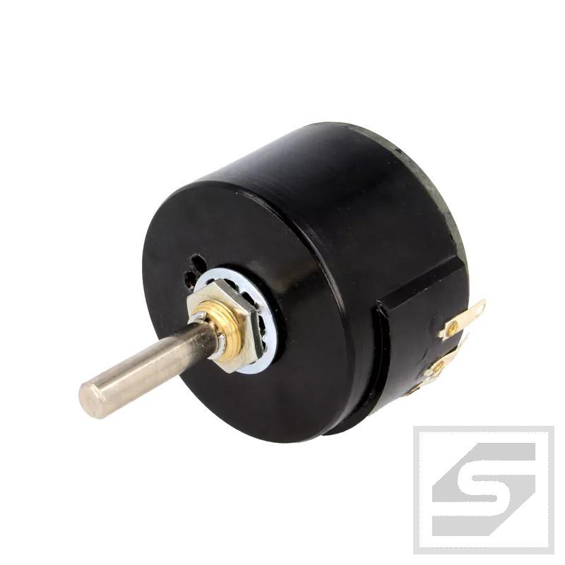 Potencjometr DOW-101-455 100R; 4W; 6mm; 25P-1; drutowy; UNITRA-TELPOD